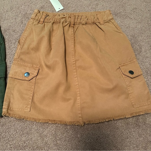 NWT 2 Aeropostale Denim Mini Cargo Skirts Size XS - Picture 7 of 9